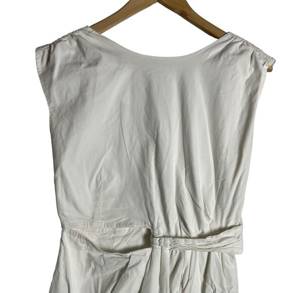 Love, Whit by Whitney Port White Cut Out Sleeveless Sheath Midi Dress Size S - Picture 6 of 14